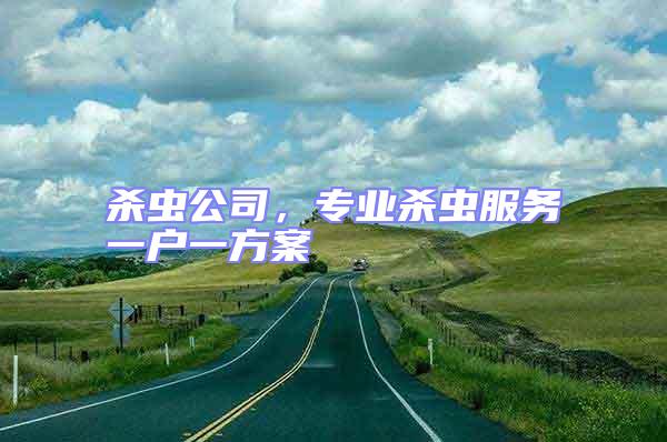 殺蟲公司，專業(yè)殺蟲服務(wù)一戶一方案