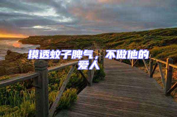 摸透蚊子脾氣，不做他的愛人