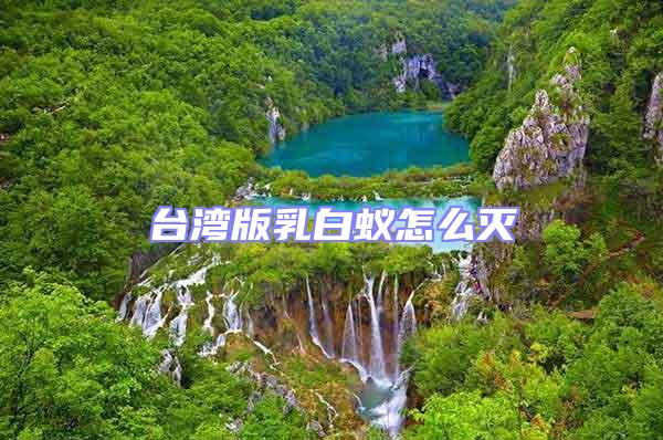 臺(tái)灣版乳白蟻怎么滅