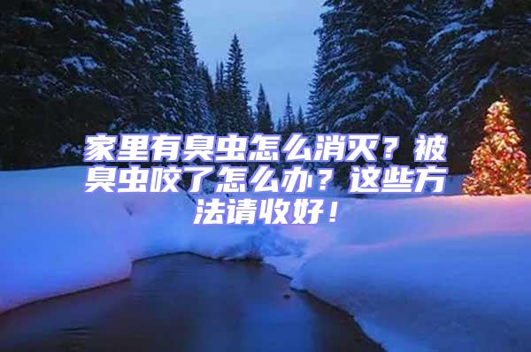 家里有臭蟲怎么消滅？被臭蟲咬了怎么辦？這些方法請收好！