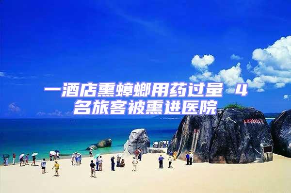 一酒店熏蟑螂用藥過量 4名旅客被熏進醫(yī)院