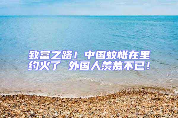 致富之路！中國蚊帳在里約火了 外國人羨慕不已！