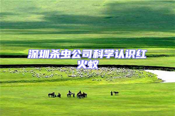 深圳殺蟲公司科學(xué)認識紅火蟻