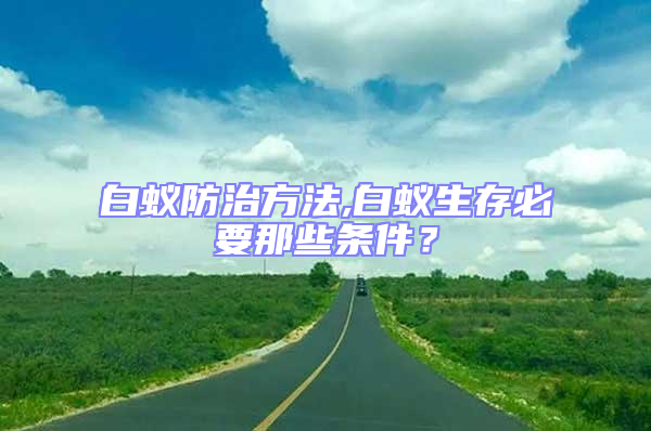 白蟻防治方法,白蟻生存必要那些條件？