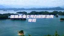 深圳殺蟲(chóng)公司白蟻防治有奇招