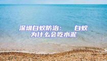 深圳白蟻防治：  白蟻為什么會(huì)吃水泥